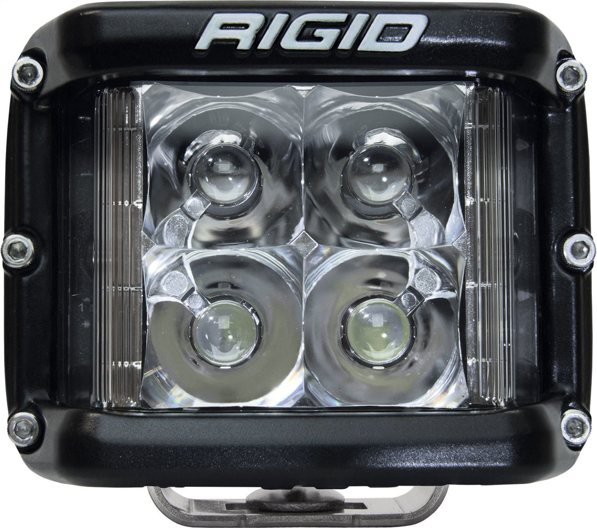 RIGID Industries - D - SS PRO Side Shooter, Spot Optic, Surface Mount, Black Housing, Single