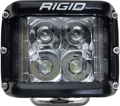 RIGID Industries - D - SS PRO Side Shooter, Spot Optic, Surface Mount, Black Housing, Single