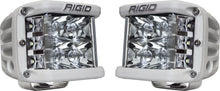 RIGID Industries - D - SS PRO Side Shooter, Spot Optic, Surface Mount, White Housing, Pair