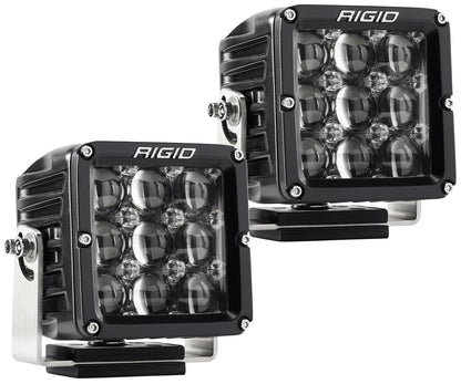 RIGID Industries - D - XL PRO LED Light, Hyperspot Optic, Surface Mount, Black Housing, Pair