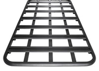 DEFENDER PLATFORM ROOF  RACK 94 X 50 X 2IN SIDES; BLACK POWDER COAT