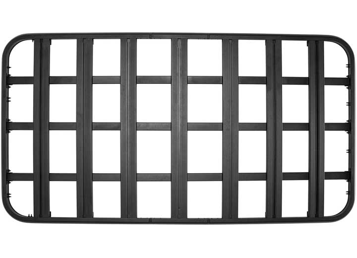 DEFENDER PLATFORM ROOF  RACK 94 X 50 X 2IN SIDES; BLACK POWDER COAT