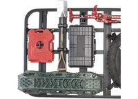 DEFENDER PLATFORM ROOF  RACK 94 X 50 X 2IN SIDES; BLACK POWDER COAT