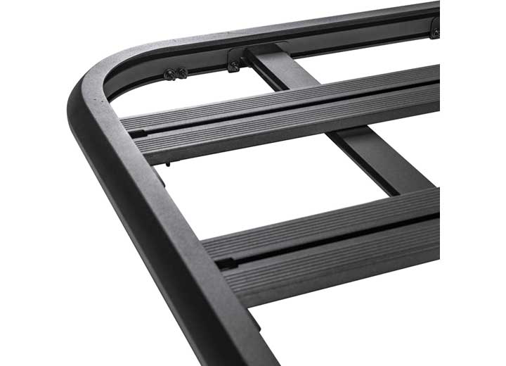 DEFENDER PLATFORM ROOF  RACK 94 X 50 X 2IN SIDES; BLACK POWDER COAT