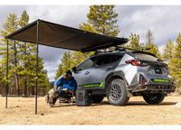 DELTAWING 8FT INSTANT AWNING WITH LED LIGHT KIT - BLACKOUT FABRIC, WATERPROOF, UV50 PROTECTION