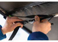 DELTAWING 8FT INSTANT AWNING WITH LED LIGHT KIT - BLACKOUT FABRIC, WATERPROOF, UV50 PROTECTION