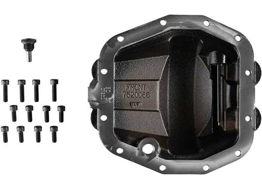 DIFF COVER JL RUBICON|FRONT AXLE BLACK