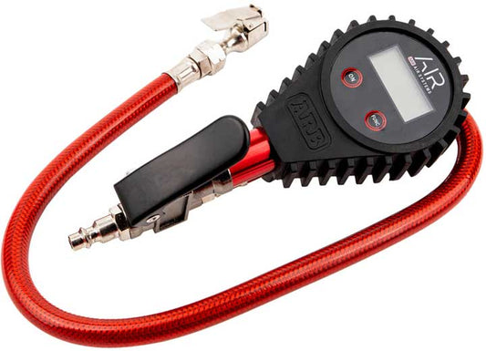 DIGITAL TIRE PRESSURE GAUGE W BRAIDED HOSE AND CHUCK