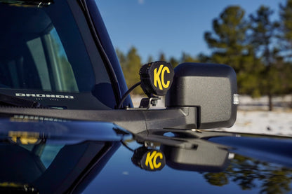 KC HiLiTES - Ditch bracket set for 2021+ Ford Bronco with a 100% bolt - on design