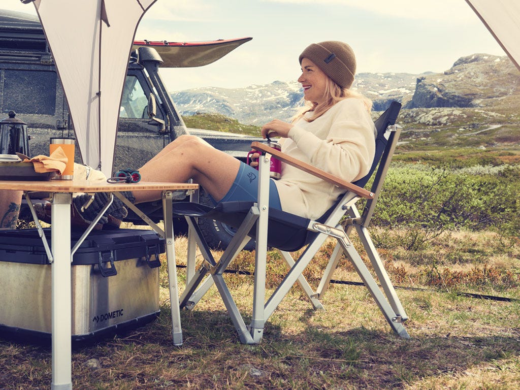 Dometic GO Lightweight Folding Camp Chair in Silt