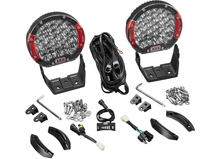 ARB Usa/Old Man Emu - DRIVING LIGHT KIT; ARB INTENSITY SOLIS; INCLUDES SJB36S X2 AND SJBHARN X1