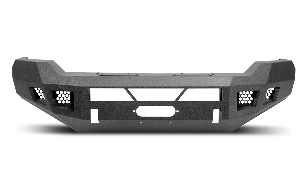 Body Armor 4x4 - Eco Series Front Winch Bumper, Black, F - 250