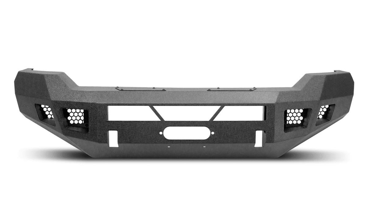 Body Armor 4x4 - Eco Series Front Winch Bumper, Black, F - 250