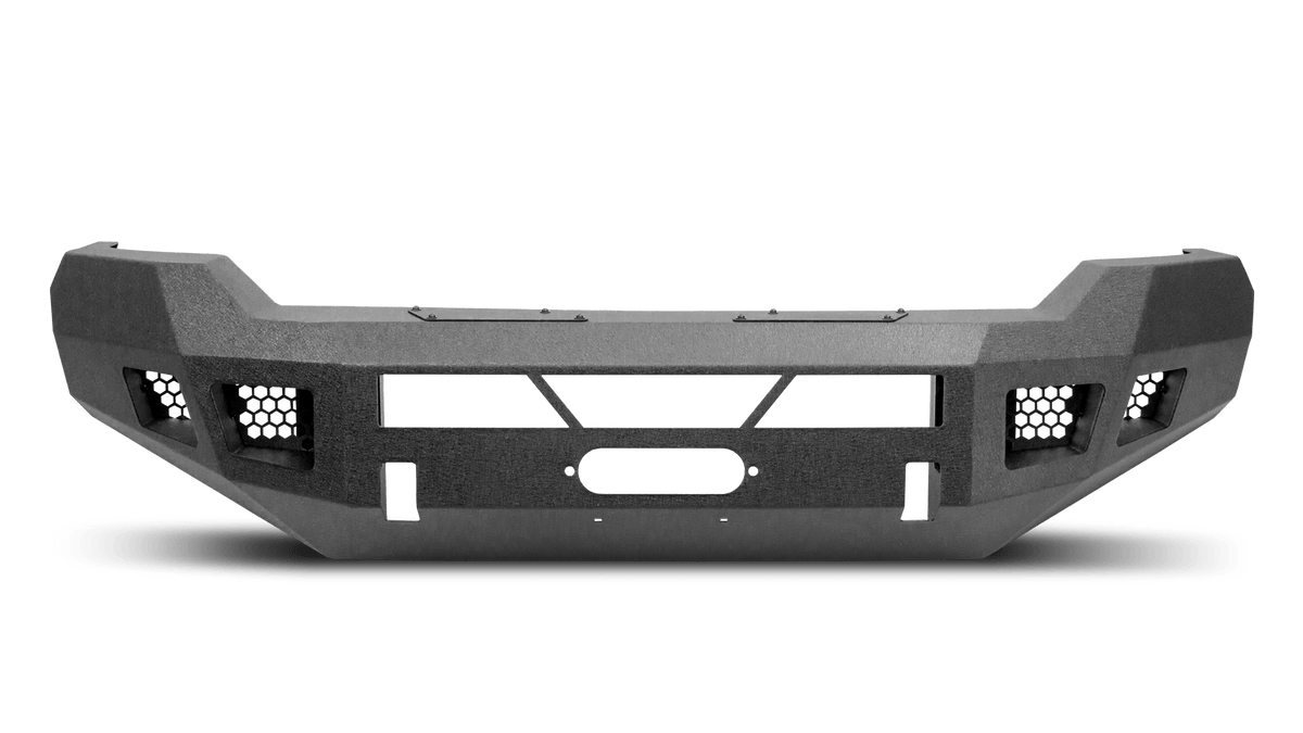 Body Armor 4x4 - Eco Series Front Winch Bumper, Black, F - 250