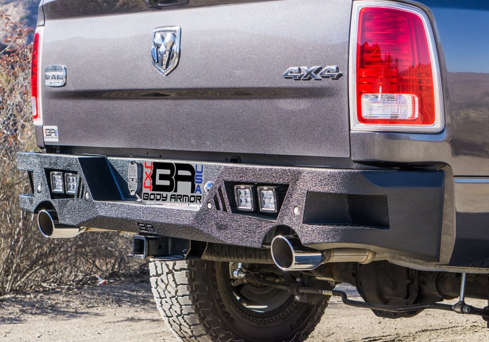Body Armor 4x4 - Eco Series Rear Bumper, Black, F - 250