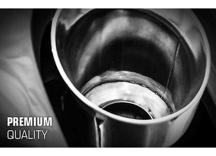 EXHAUST TIP 2.5IN ID/4IN OD 5.25IN OAL SS - EA