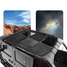 Smittybilt -Extended Shade Top w/ Skylights - Black Diamond/Mesh (18+ JLU)