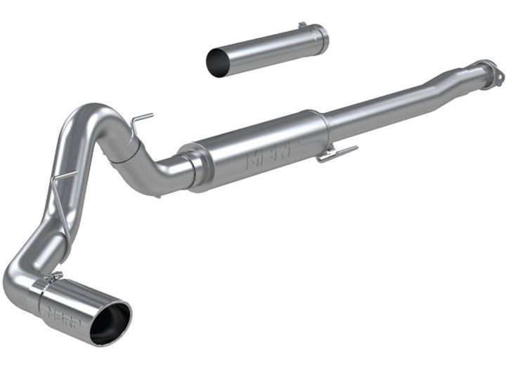 F150 4" Cat-Back Exhaust System - T409 Stainless Steel, Single Side Exit