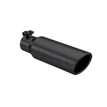 MBRP T5113BLK Tip. 3in. O.D. Angled Rolled End 2in. inlet 12in