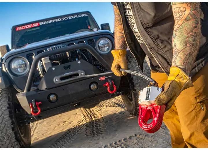 Factor 55 - FLATLINK E EXPERT WINCH SHACKLE MOUNT GREEN