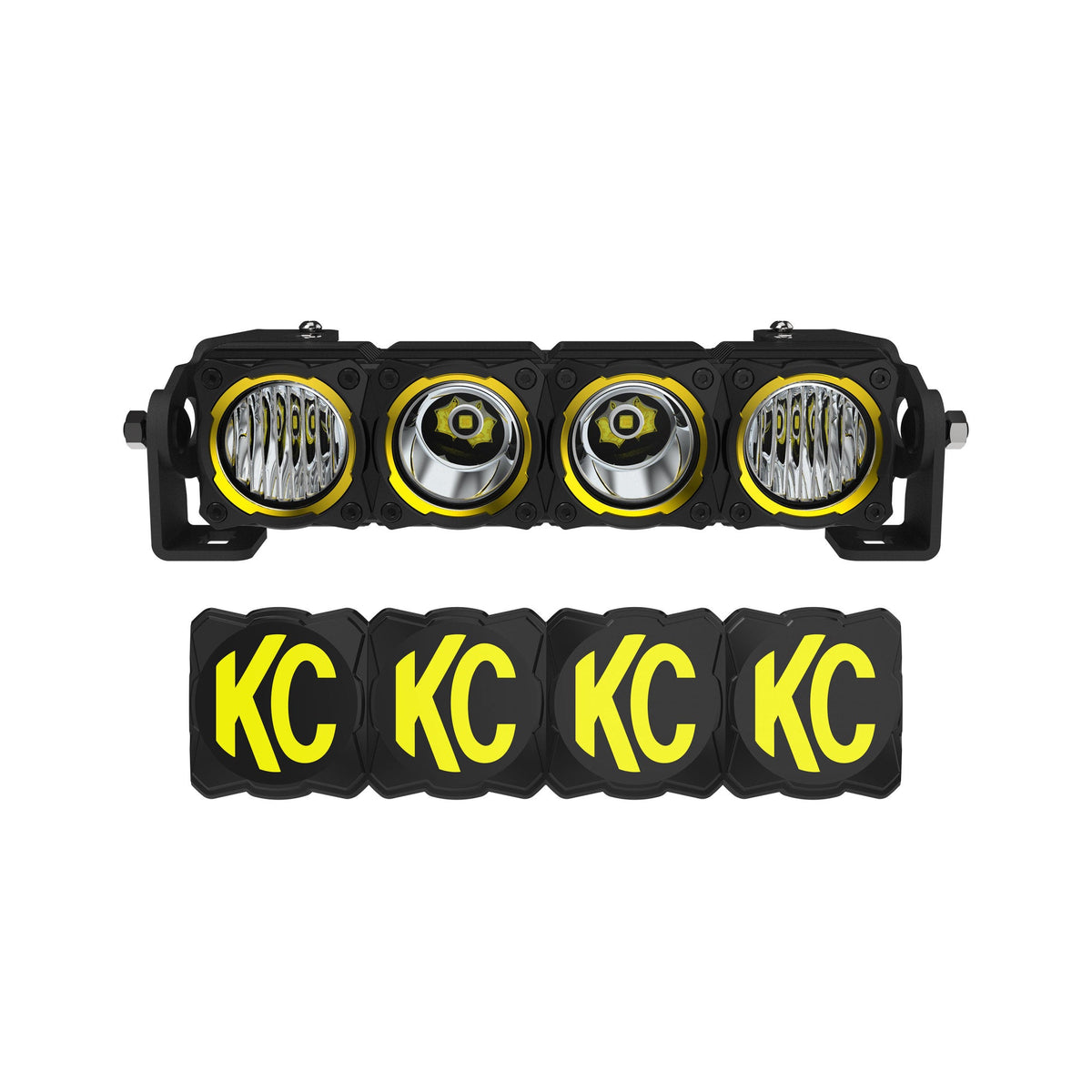 KC HiLiTES - FLEX ERA LED Light Bar 10 Inch Master Kit