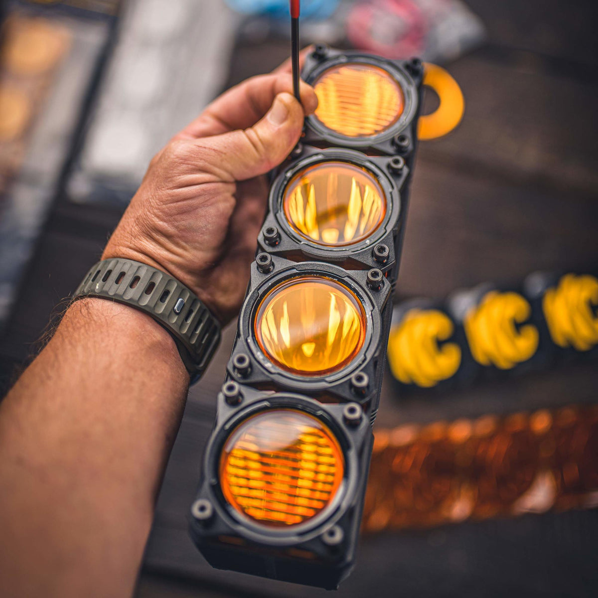 KC HiLiTES - FLEX ERA LED Light Bar 10 Inch Master Kit
