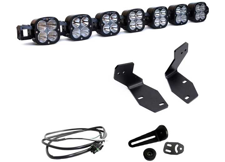 Baja Designs - Ford 7XL Linkable Bumper Light Kit (Clear - Multi - Pattern) | 2023 - On F - 250/F - 350 Super Duty
