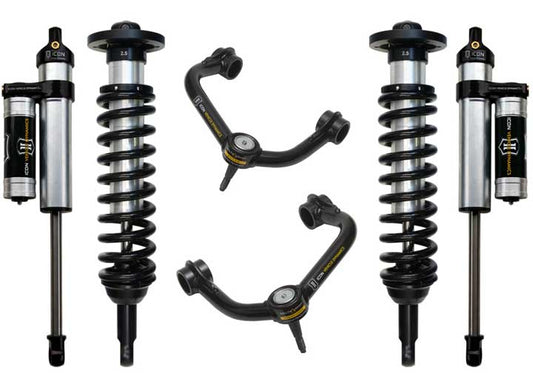 Ford F-150 4WD 09-13 Adjustable Suspension System with Tubular UCA - 0-2.63" Lift