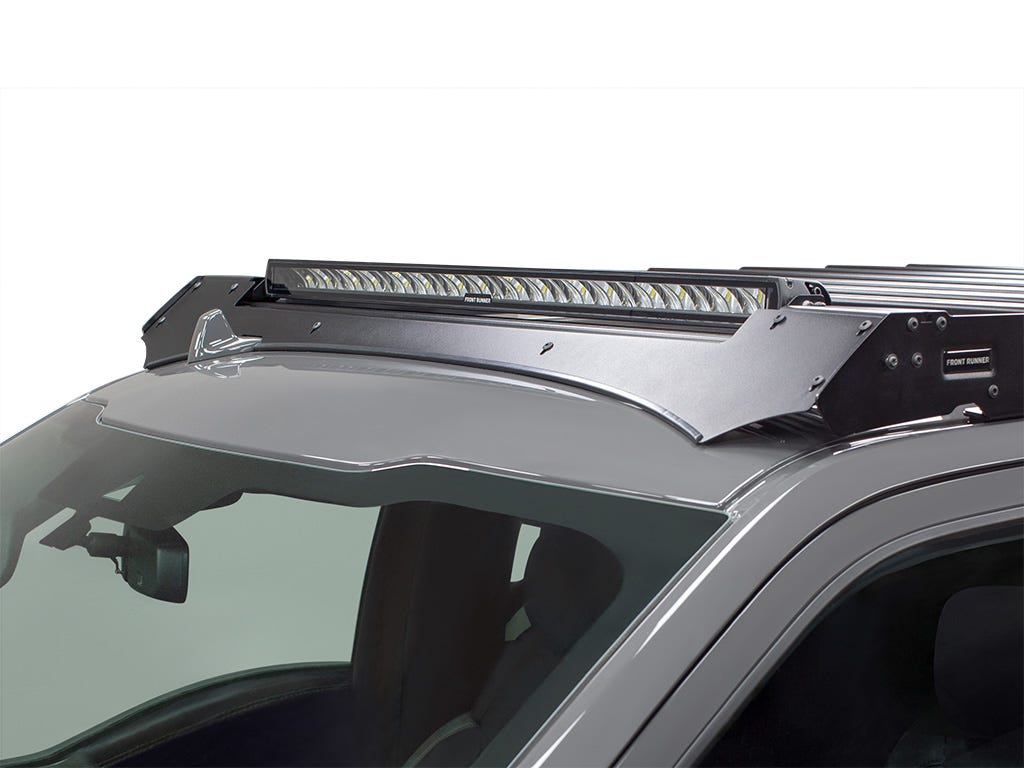 Ford F-150 Crew Cab w/ Sunroof (2015-2020) Slimsport Rack 40in Light Bar Wind Fairing