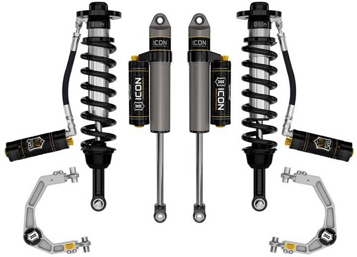 Ford F150 Tremor 4WD 2.5-3 Inch Stage 4 Suspension Kit with Billet Upper Control Arms
