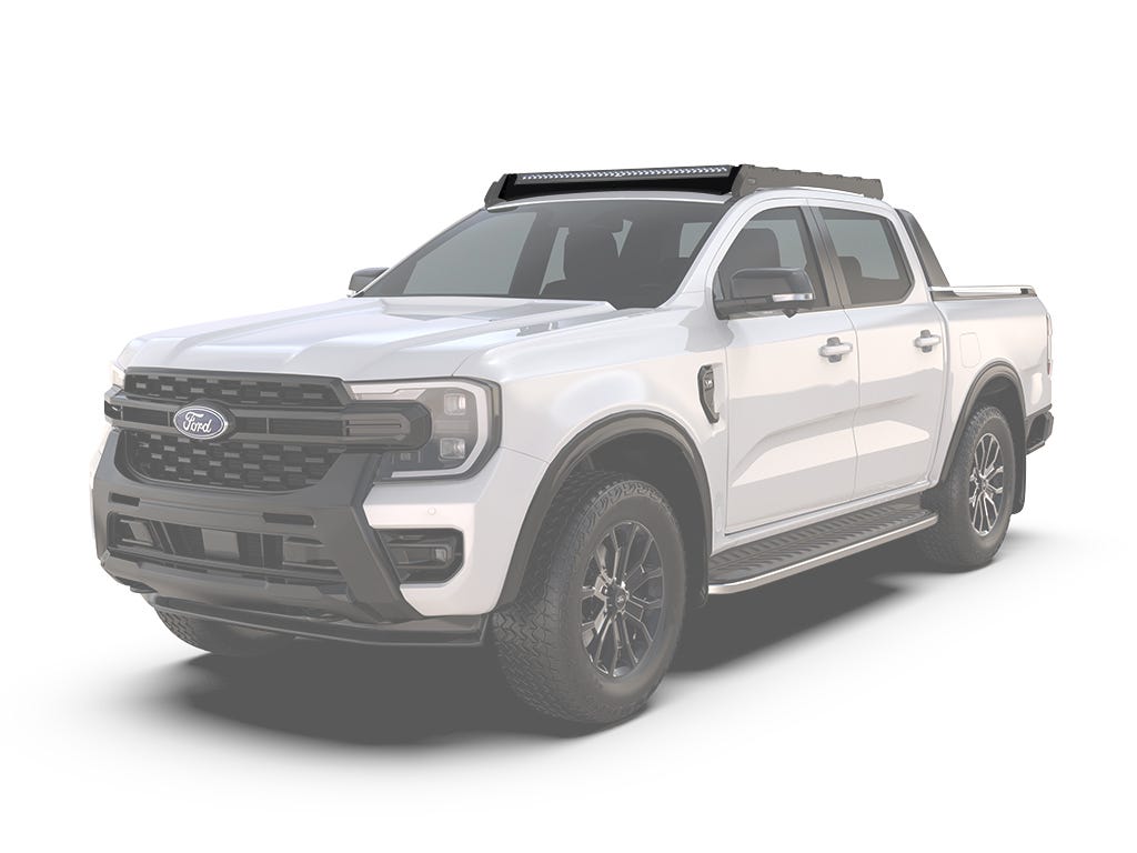Front Runner - Ford Ranger T6.2 (2022 - Current)/Volkswagen Amarok (2023 - Current) Double Cab Slimsport Rack 40in Light Bar Wind Fairing
