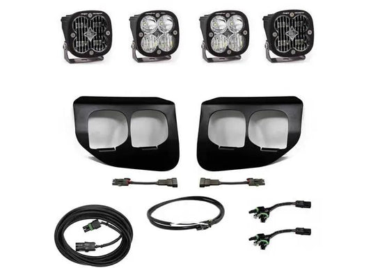 Baja Designs - Ford Squadron SAE Pro Fog Pocket Light Kit (Clear - SAE Fog) | 2020 - 2022 F - 250/F - 350 Super Duty