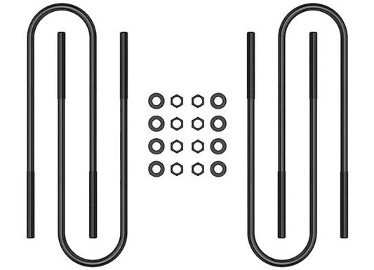 Front Semi-Round U-Bolt Kit for 2000-2004 Ford F-250 Super Duty