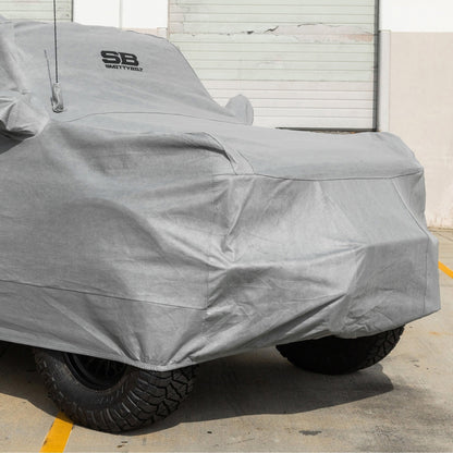 Smittybilt -Full Car Cover w/ Storage Bag, Lock & Cable - Gray (21+ Bronco 2DR)