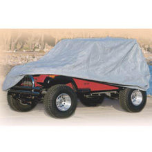 Smittybilt -Full Car Cover w/ Storage Bag, Lock & Cable - Gray (55-06 CJ/Wrangler)