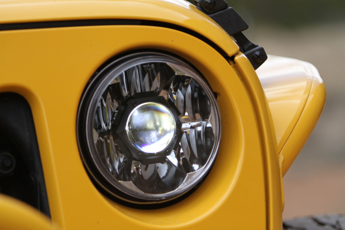 KC HiLiTES - Gravity LED Pro 7" Headlight is a DOT compliant Jeep JK replacement