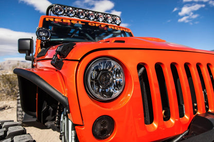 KC HiLiTES - Gravity LED Pro 7" Headlight is a DOT compliant Jeep JK replacement
