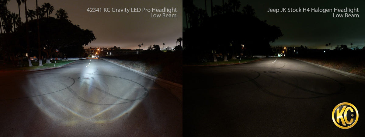 KC HiLiTES - Gravity LED Pro 7" Headlight is a DOT compliant Jeep JK replacement