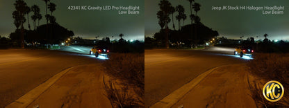KC HiLiTES - Gravity LED Pro 7" Headlight is a DOT compliant Jeep JK replacement