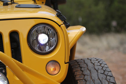 KC HiLiTES - Gravity LED Pro 7" Headlight is a DOT compliant Jeep JK replacement