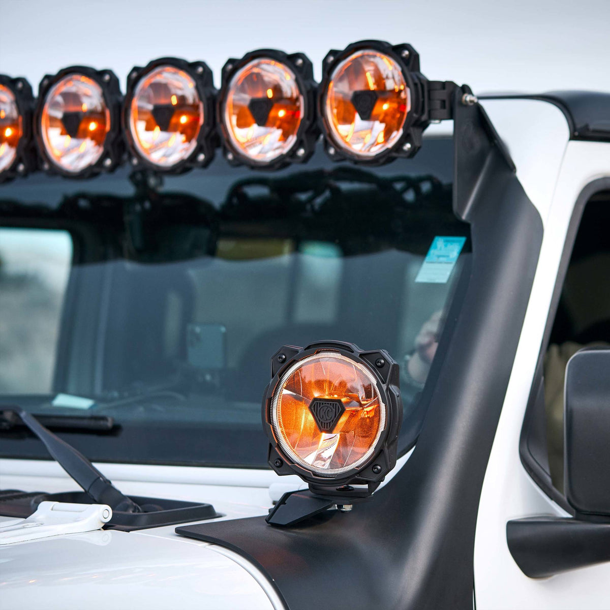 KC HiLiTES - Gravity(r) Titan(tm) 6" LED - Pair Pack - Spot Beam