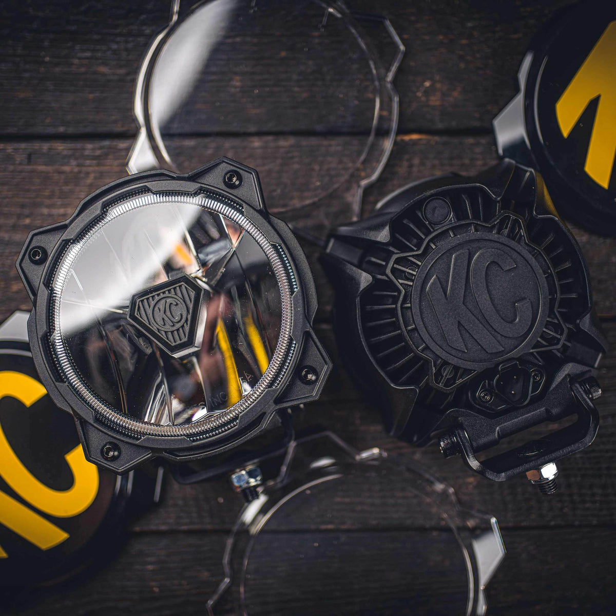 KC HiLiTES - Gravity(r) Titan(tm) 6" LED - Pair Pack - Spot Beam