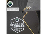 HD Nomadic 2 Soft Shell Roof Top Tent for Two – Grey with Green Rainfly