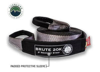Overland Vehicle Systems / Up Down Air - Heavy - Duty 20,000 LB Tow Strap - 2" x 30' with Storage Bag and Reinforced Ends