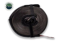 Overland Vehicle Systems / Up Down Air - Heavy - Duty 20,000 LB Tow Strap - 2" x 30' with Storage Bag and Reinforced Ends