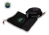Overland Vehicle Systems / Up Down Air - Heavy - Duty 30,000 LB Towing Strap - 3" x 30' Gray with Black Ends & Storage Bag
