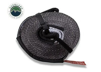 Overland Vehicle Systems / Up Down Air - Heavy - Duty 30,000 LB Towing Strap - 3" x 30' Gray with Black Ends & Storage Bag