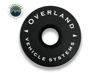 Overland Vehicle Systems / Up Down Air - Heavy - Duty 45,000 LB Recovery Ring with Storage Bag - 6.25 Inch Black