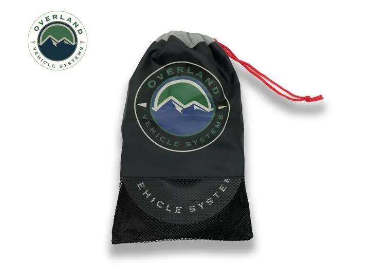 Overland Vehicle Systems / Up Down Air - Heavy - Duty 45,000 LB Recovery Ring with Storage Bag - 6.25 Inch Black