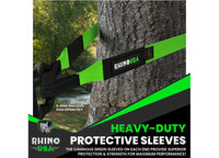 Rhino USA - Heavy - Duty Green Recovery Tow Strap - 3" x 20' for Ultimate Vehicle Support